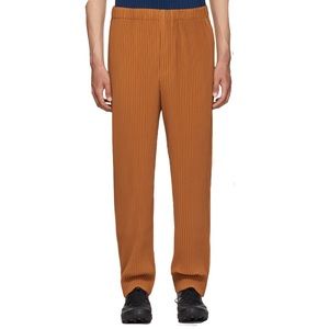 Homme Plisse Issey Miyake Orange Pleat Pants